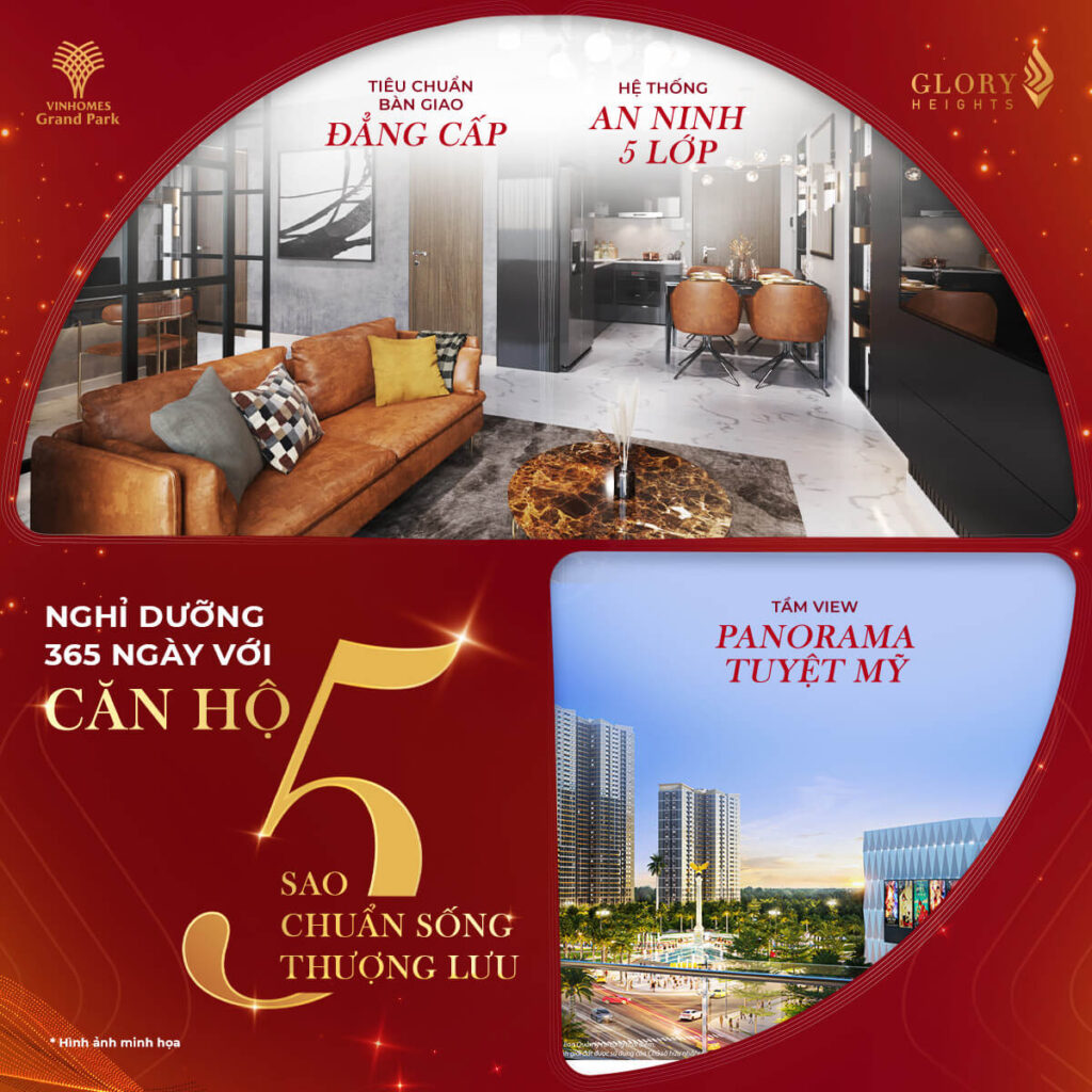 Layout căn hộ Glory Heights