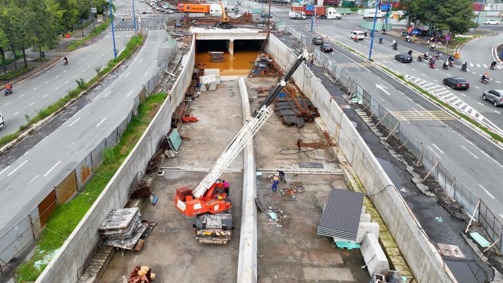 Tiến độ nút giao An Phú Quận 2