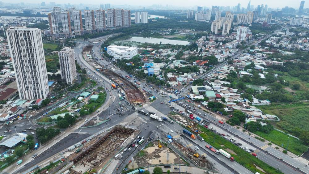 Tiến độ nút giao An Phú Quận 2