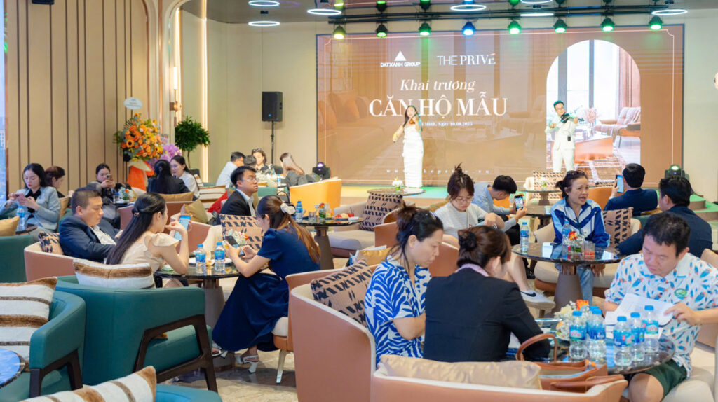 khai trương nhà mẫu dự án The Privé