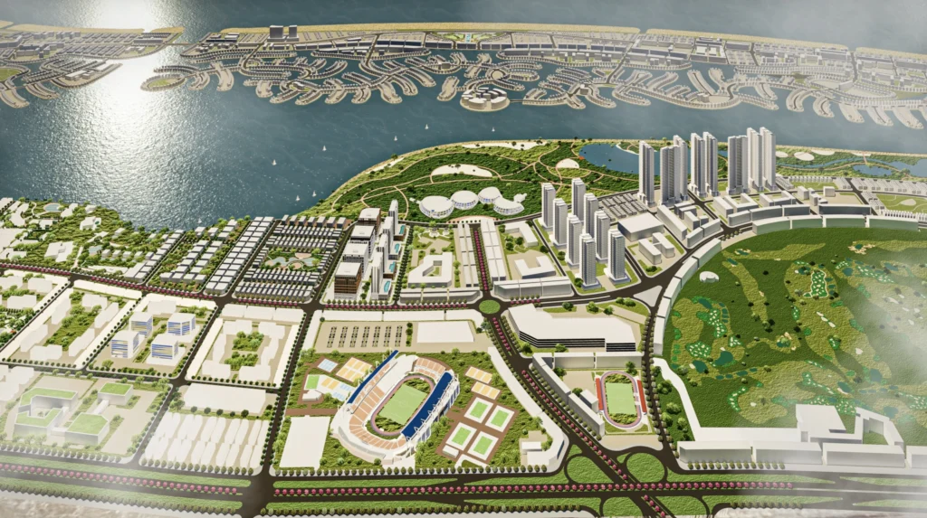 Vinhomes Green Paradise còn được định hướng trở thành là trung tâm kinh tế tài chính của khu vực