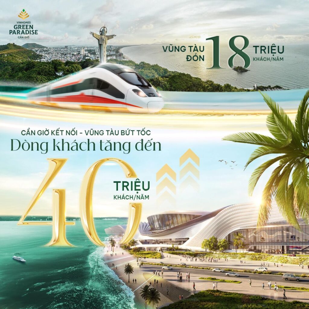 Vinhomes Green Paradise dự kiến thu hút 40 triệu du khách/năm cho Cần Giờ