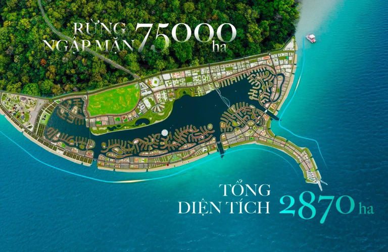Vị trí độc tôn Tựa rừng hướng biển của Vinhomes Green Paradise